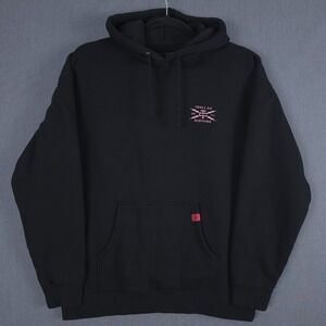 Troll Co Hoodie Mens XL Black Fleece Pay Me For Experience Pullover Sweatshirt